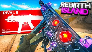 USING the NEW BUFFED RIVAL9 LOADOUT on REBIRTH ISLAND WARZONE [upl. by Dina]