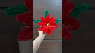 Poinsettia fypage fyp poinsettias poinsettia diy diycraft tutorial [upl. by Ennaid]