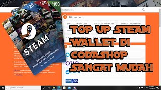 Cara Mengisi Steam Wallet di Codashop Sangat Mudah Beserta Cara Redeem 2021 [upl. by Bliss]