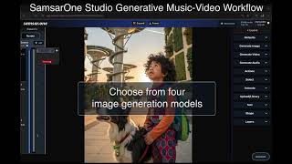 Tutorial Create generative music videos with SamsarOne studio [upl. by Ecital]