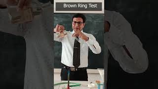 Brown Ring Test  Test for nitrate ion  Practical Chemistry  Chemistry Pandit Singhal sir [upl. by Leunamesoj]