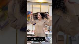 Eşarp Nasıl Bağlanır şalbağlama hijabtutorial tesettür [upl. by Martynne994]