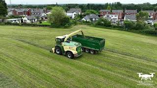 RIBBLE SIDE FARM SILAGE 2024 [upl. by Augie8]