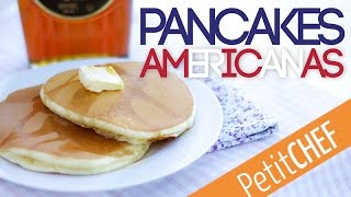 Pancakes americanas mega esponjosas  Petitchef [upl. by Saito]