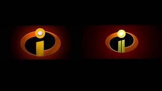 The Incredibles amp Incredibles 2 Title Card Comparision [upl. by Sad465]