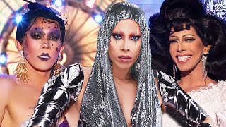 All of Pangina Heals Runway Looks from RuPauls Drag Race UK Versus the World [upl. by Yeltnerb]