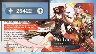 I finally got Hu Tao constellation from her rerun Hu Tao Pull  Genshin Impact [upl. by Roye]