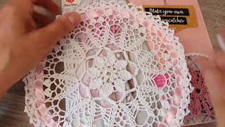 Crochet tuto scrap Napperonattrape rêves😊 [upl. by Llennyl682]