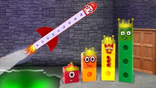 Numberblocks Kings and Queens Learn to Add  Keiths Toy Box [upl. by Hajidak]