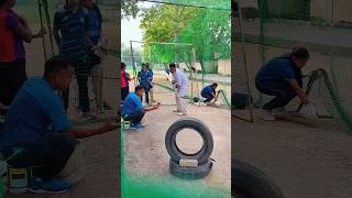 Learning to hit a drive shot 🏏 cricket practice coach academy shortsAirlinercricketacademy [upl. by Kolnos80]