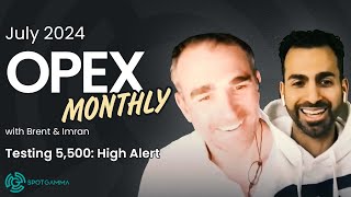 July 2024 OPEX Monthly LIVE with Brent and Imran  SpotGamma [upl. by Lynd]