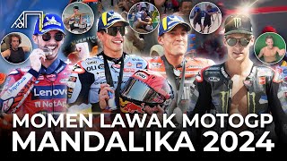 Pembalap Dunia yang Kaget dengan Kelakuan Orang Indonesia Momen momen Kocak MotoGP Mandalika 2024 [upl. by Mathi]