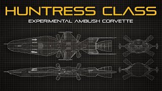 The Sojourn Huntress Class Ambush Corvette Guinevere  Ship Breakdown [upl. by Barabbas]