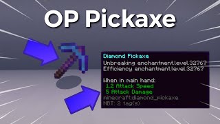 How To Get A Efficiency 32767 Pickaxe in Minecraft Updated 2021 [upl. by Yanehc]