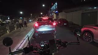 Curtindo um Role Noturno  Interceptor 650  Motovlog POV [upl. by Catlin]