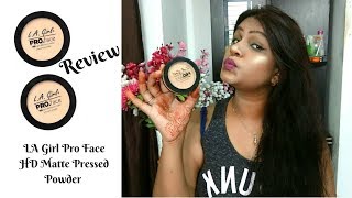 LA Girl PRO Face HD Matte Pressed Powder Review  Demo  Sidankibeauty [upl. by Roselle]