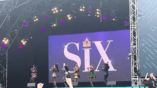 West end live 2024 Six the musical Megasix Saturday 22nd June 2024 [upl. by Aryn]