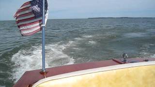 Lyman boat on Lake Erie from East Harbor to Lakeside Ohio [upl. by Ahteres126]