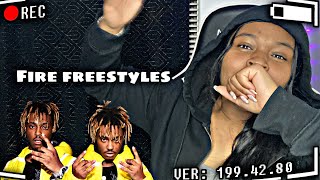 JUICE WRLD FREESTYLE REACTIONS [upl. by Nadruoj]