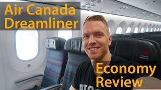 AIR CANADA DREAMLINER ECONOMY CLASS  FLIGHT REVIEW 7879 [upl. by Rafferty]