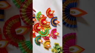 Diy paper diya wall hanging diyart diycrafts artshortsshortviral shorts [upl. by Llenyr]