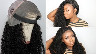 HIGHLY REQUESTED ELASTIC BAND METHOD  GLUELESS LACE WIG APPLICATION  LU HAIR WIG [upl. by Ekim]