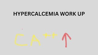 HYPERCALCEMIA [upl. by Glenna]