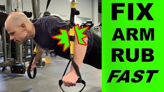 How to do TRX Pushups Without Arm Rub [upl. by Galatea]