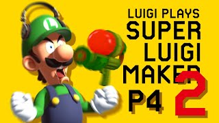 TOO MUCH RAGE  Luigi Plays SUPER LUIGI MAKER 2  PART 4 ft Special Guest [upl. by Einahpet187]