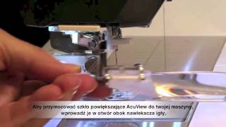 Lupa  szkło powiększające Janome Optic magnifier [upl. by Tibold238]