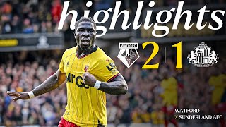 BIG WIN 🤩  Watford 21 Sunderland  Short Highlights 🎞️ [upl. by Alessandro]