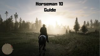 Red Dead Redemption 2  Horseman 10 Guide [upl. by Eemla]