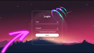 Анимация форма регистрации с использованием HTML и CSS 2023 [upl. by Idnac]