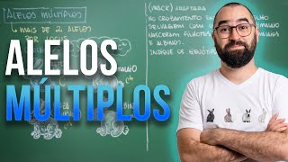 Alelos múltiplos  Aula 06  Módulo 2 Genética [upl. by Ahsen]