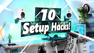 10 Tips To Improve Your Gaming  Desk Setup [upl. by Ipoillak]