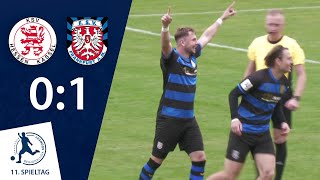 Zum neunten Mal in Folge ungeschlagen  KSV Hessen Kassel  FSV Frankfurt  11 Spieltag RLSW [upl. by Ertnod65]