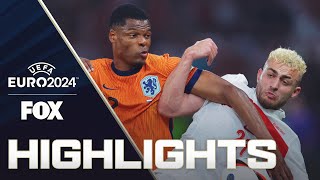 Netherlands vs Türkiye Highlights  UEFA Euro 2024  Quarterfinals [upl. by Flinn]