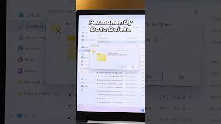 Permanently Data Delete 🗑❔🤔shorts computer laptop [upl. by Arbmat]
