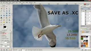 Save as XCF  GIMP Beginners Guide ep134 [upl. by Ilona]