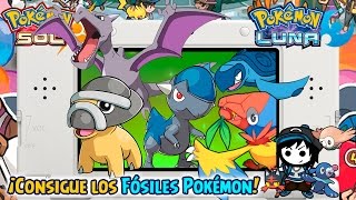 ¡Consigue los FÓSILES POKÉMON  Pokémon Sol y Luna [upl. by Summer302]