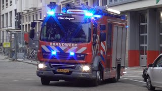 Vrijwillige brandweer eenheden met spoed in Rotterdam [upl. by Ludba]