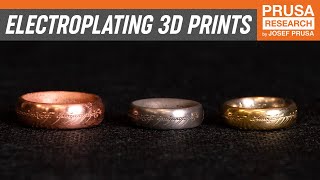 Electroplating 3D Prints the Symphony of Plastic and Metal [upl. by Enybor]