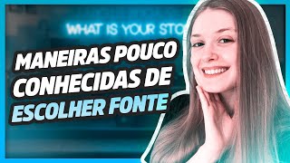 Como escolher a melhor fonte para seu projeto [upl. by Conger]