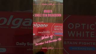 Kroger couponing Digital coupon 99 Colgate [upl. by Verdha]