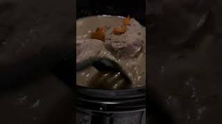 Crockpot pork picnic roast pt2 [upl. by Esdnil]