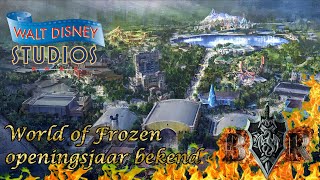 Talkvideo  Openingsjaar World of Frozen bekend  Lion king waterattractie [upl. by Oaks]