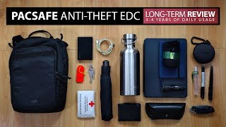 Pacsafe Venturesafe AntiTheft EDC Crossbody Bag  Every Day Carry Long Term Review [upl. by Amairam]