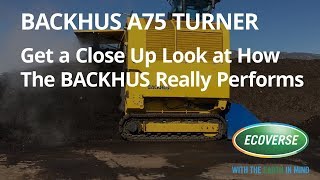 BACKHUS A75 Turning Action Close Up [upl. by Yarased]