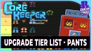 Core Keeper EA  Upgrade Tier List  Pants [upl. by Llerdnek]