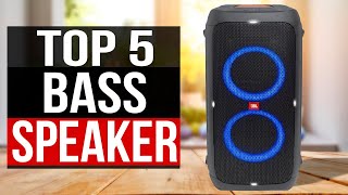 TOP 5 Best Bass Bluetooth Speaker 2024 [upl. by Parrish230]